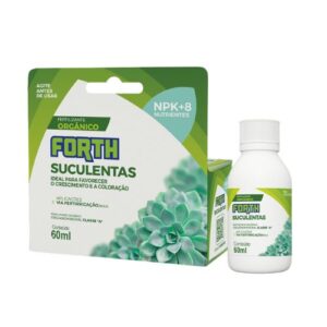 Fertilizante Orgânico Forth Suculentas 60 Ml Forth 12 Litros (7898268382203)