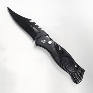 Canivete Automático Aço Inox Multiuso Com Clip Idea ID-0533C